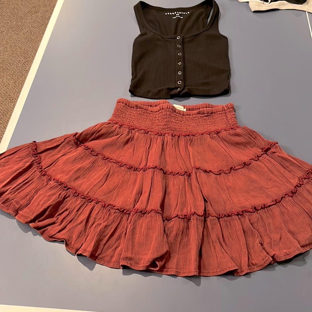 American Eagle Tiered Skirt